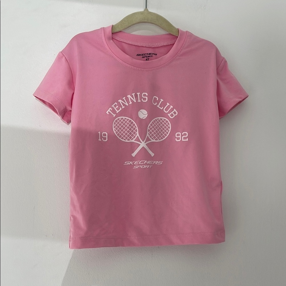 Skechers Kids Pink Tennis Club T-Shirt